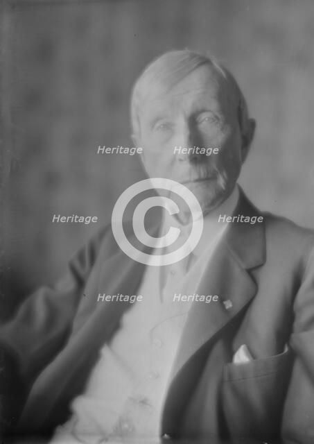 Mr. J.D. Rockefeller, portrait photograph, 1918 Aug. 2. Creator: Arnold Genthe.