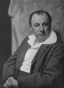 Mr. Jules Bouy, portrait photograph, 1918 Nov. 23. Creator: Arnold Genthe