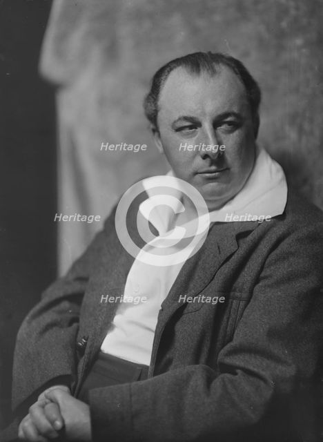 Mr. Jules Bouy, portrait photograph, 1918 Nov. 23. Creator: Arnold Genthe.