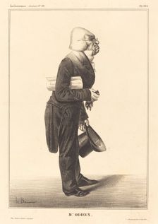 Mr. Odieux, 1833. Creator: Honore Daumier