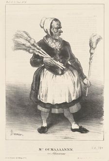 Mr. Oumaaaannn, en Alsacienne, 1833. Creator: Honore Daumier