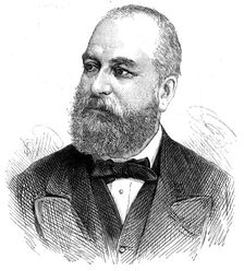 Mr. Owen, Secretary to the British Commission at the Vienna Exhibition, 1873. Creator: Unknown