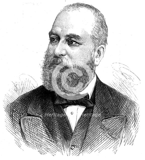 Mr. Owen, Secretary to the British Commission at the Vienna Exhibition, 1873. Creator: Unknown.