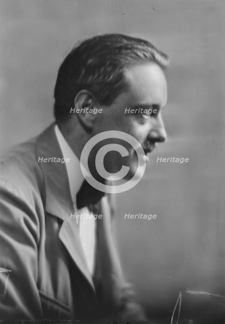 Mr. L.G. Piemantel, portrait photograph, 1918 July 30. Creator: Arnold Genthe.