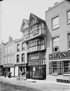 Mr Land's Agricultural Implement Warehouse, High Street, Tewkesbury, Gloucestershire, c1860-c1922. Artist: Henry Taunt