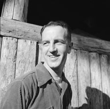 Mr. Lewis Traver, the director at Camp Nathan Hale, Southfields, New York, 1943 Creator: Gordon Parks