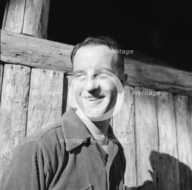 Mr. Lewis Traver, the director at Camp Nathan Hale, Southfields, New York, 1943 Creator: Gordon Parks.