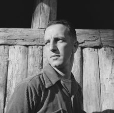 Mr. Lewis Traver, the director at Camp Nathan Hale, Southfields, New York, 1943 Creator: Gordon Parks