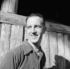 Mr. Lewis Traver, the director at Camp Nathan Hale, Southfields, New York, 1943 Creator: Gordon Parks