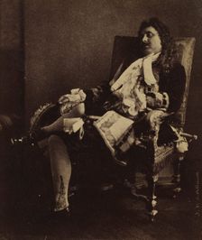 Mr. Leroux in the Role of Alceste in Le Misanthrope, mid-1850s. Creator: Julien Vallou de Villeneuve (French, 1795-1866)