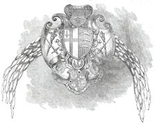 Mr. Lusk's Shrieval Badge and Chain, 1860. Creator: Unknown