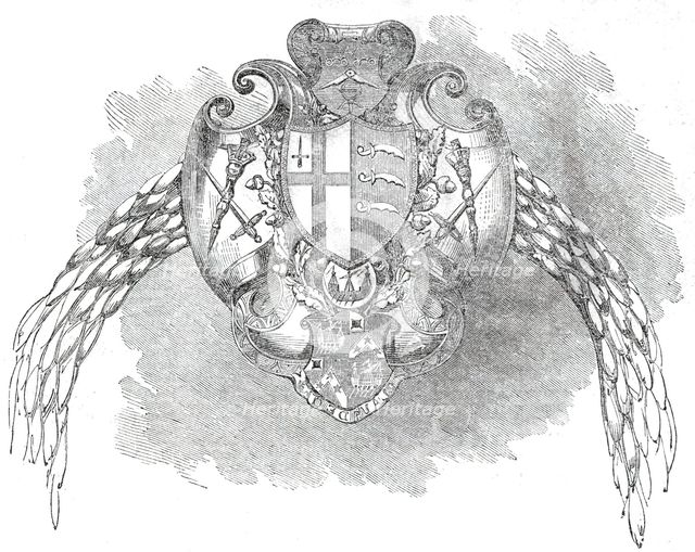 Mr. Lusk's Shrieval Badge and Chain, 1860. Creator: Unknown.