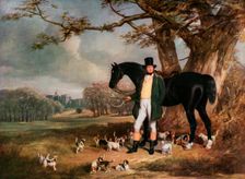 Mr Maynard and Her Majesty's Beagles 1930.Artist: Henry Barraud