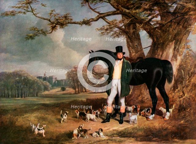 'Mr Maynard and Her Majesty's Beagles', 1930.Artist: Henry Barraud