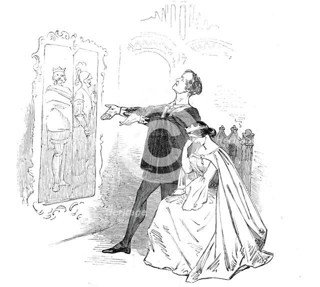 Mr. Macready, as Hamlet, at the Princess's Theatre, 1845. Creator: Unknown.