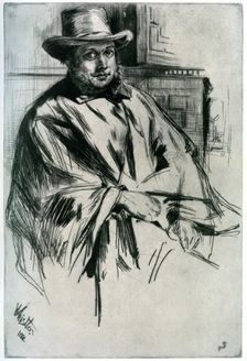 Mr Mann 1860 (1904).Artist: James Abbott McNeill Whistler