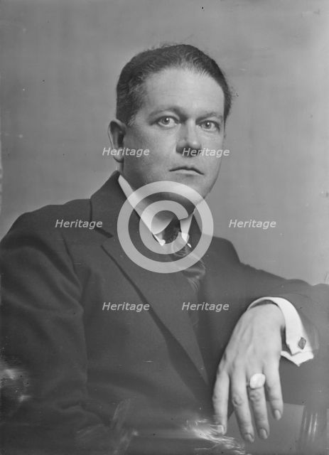 Mr. McCallum, portrait photograph, 1918 Sept. Creator: Arnold Genthe.