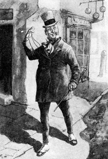 Mr Micawber 1923.Artist: Vandyck Printers Ltd