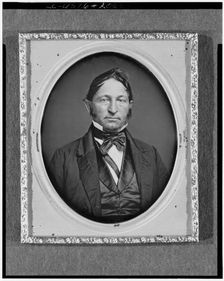 Mr. Miller, head-and-shoulders portrait, facing front, between 1840 and 1860. Creator: Unknown