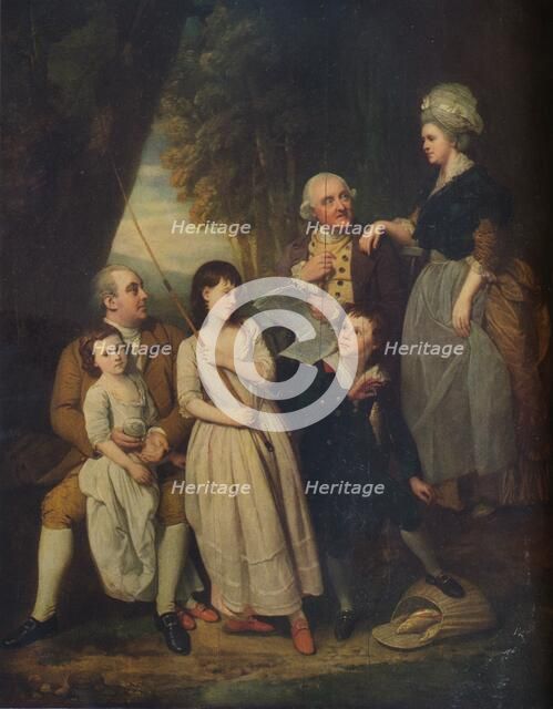 Mr. & Mrs. Burke of Carshalton, c18th century, (1917). Artist: Johan Zoffany