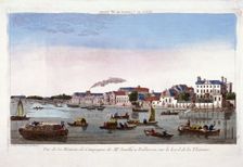 Mr Smith's house at Battersea, London, c1755. Artist: Anon