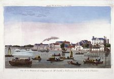 Mr Smith's house at Battersea, London, c1755. Artist: Anon