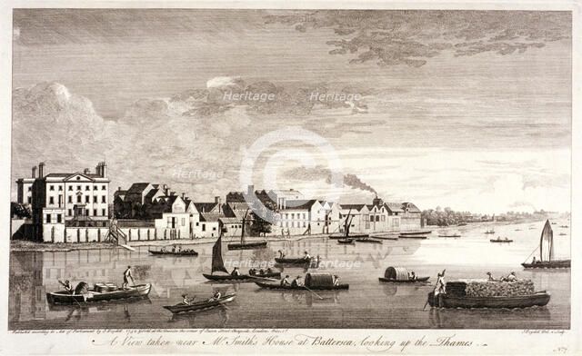 Mr Smith's house at Battersea, London, c1755. Artist: John Boydell