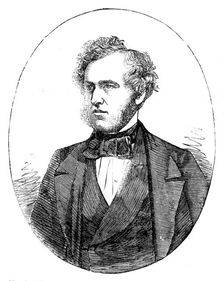 Mr. Samuel Gurney, M.P. for Penryn and Falmouth, from a photograph by Kilburn, 1858. Creator: Unknown