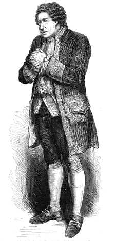 Mr. Samuel Phelps as Sir Pertinax Macsycophant, 1871. Creator: Unknown