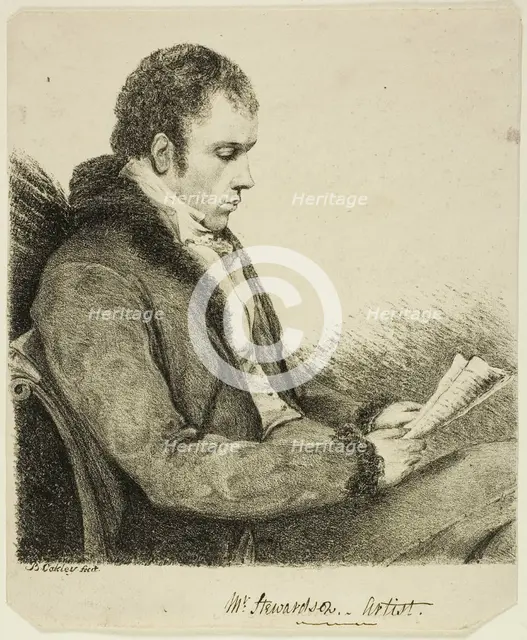 Mr. Stewardson the Artist, n.d. Creators: Unknown, B. Oakley.