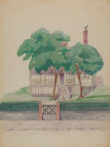 Mr. Stewart's House, 1935/1942. Creator: Gladys Cook