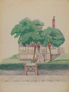 Mr. Stewart's House, 1935/1942. Creator: Gladys Cook