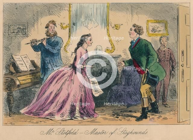 'Mr. Stotfold - Master of Staghounds', 1865. Artist: Hablot Knight Browne.