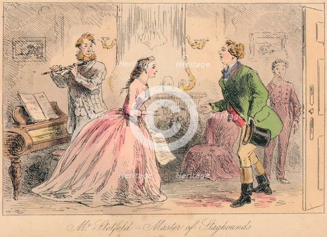 'Mr. Stotford - Master of Staghounds', 1865. Artists: John Leech, Hablot Knight Browne.