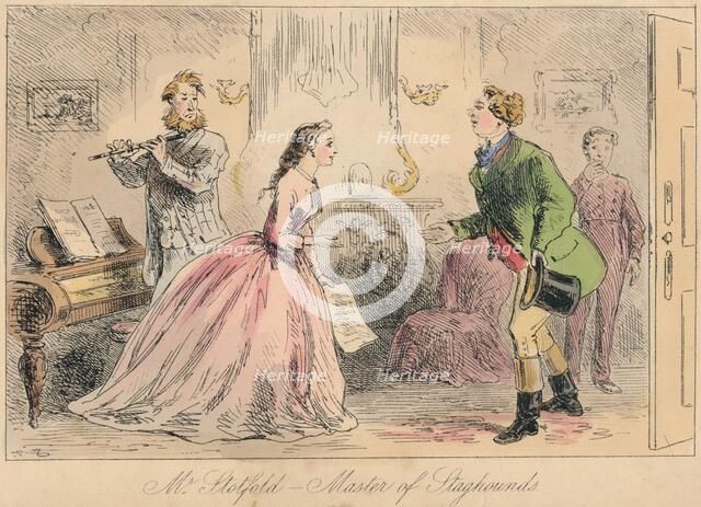 'Mr. Stotford - Master of Staghounds', 1865. Artists: John Leech, Hablot Knight Browne.