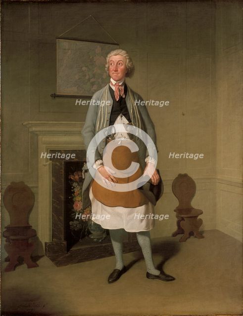 Mr Suett as Dicky Gossip in 'My Grandmother', 1797. Artist: Samuel de Wilde.