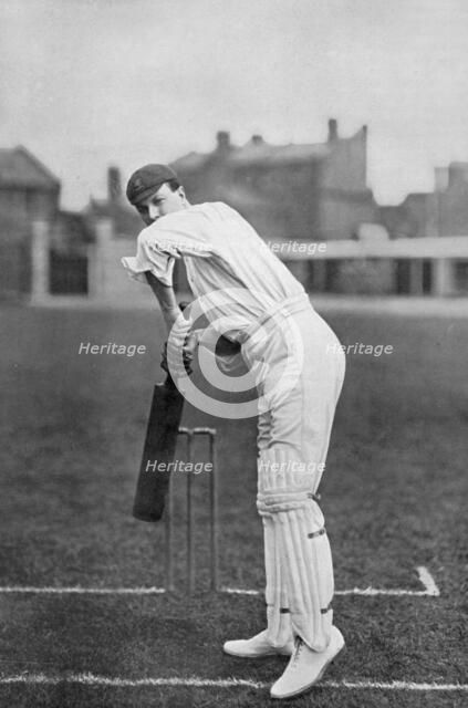 Mr P Perrin, Essex cricketer, c1899. Artist: WA Rouch