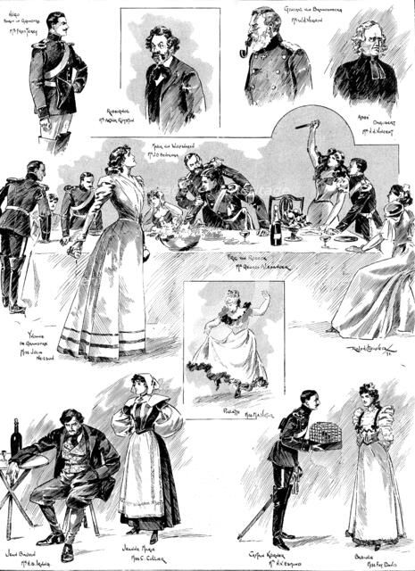 Mr. Paul Potter's play, "The Conquerors," at the St. James's Theatre, 1898. Creator: Unknown.