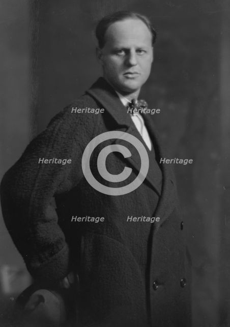 Mr. Philip Moller [sic], portrait photograph, 1917 Dec. 5. Creator: Arnold Genthe.