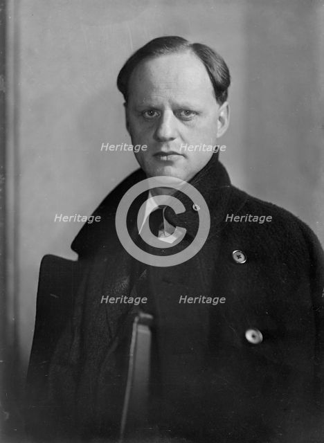 Mr. Philip Moller [sic], portrait photograph, 1919 Mar. 6. Creator: Arnold Genthe.