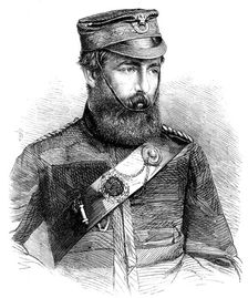 Mr. Pixley, of the Victoria Rifles, winner of the Queen's Prize at the National Rifle Contest, 1862. Creator: Unknown