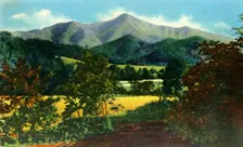 Mr. Pisgah, and the Rat in the Distance, Western North Carolina 1942. Creator: Unknown