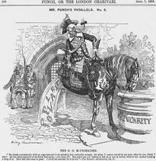 Mr. Punch's Parallels. No. 6 1888. Creator: Joseph Swain