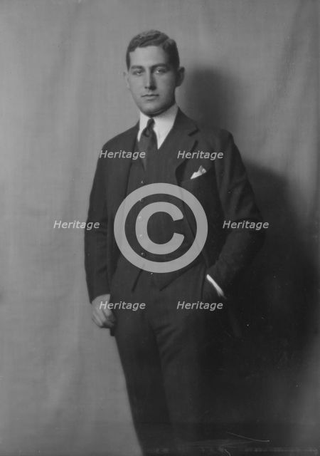 Mr. R. Lorengard, portrait photograph, 1918 Jan. 3. Creator: Arnold Genthe.