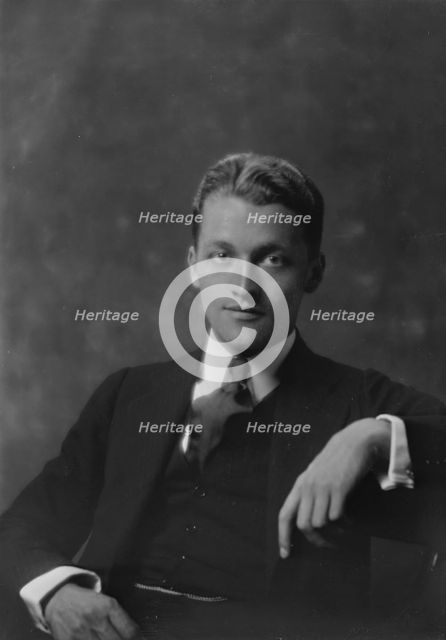 Mr. R.R. Dickey Jr., portrait photograph, 1919 June 7. Creator: Arnold Genthe.