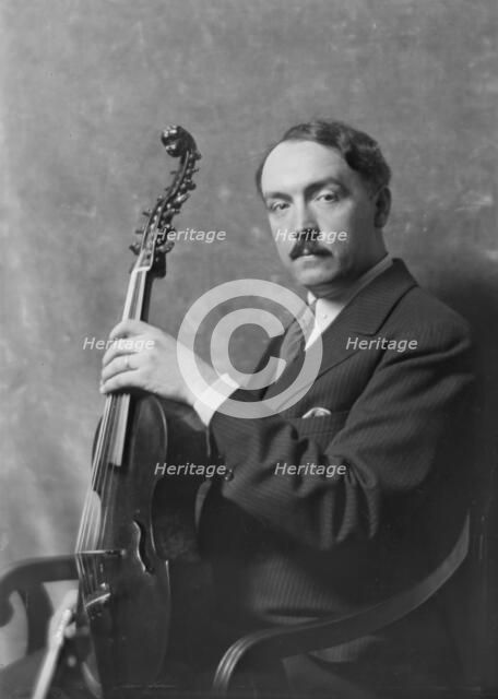 Mr. Robert Casadesus, portrait photograph, 1918 Mar. 27. Creator: Arnold Genthe.