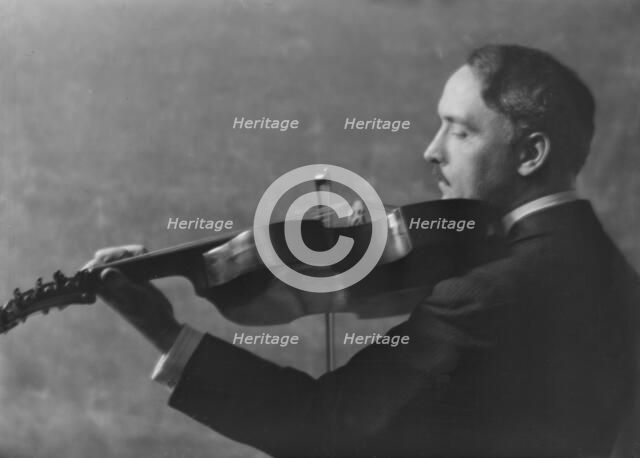 Mr. Robert Casadesus, portrait photograph, 1918 Mar. 27. Creator: Arnold Genthe.