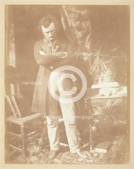 Mr. Robertson, Sub-Editor of "The Witness", c. 1843/44. Creators: David Octavius Hill, Robert Adamson, Hill & Adamson.