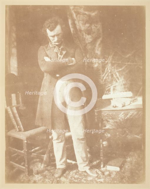 Mr. Robertson, Sub-Editor of "The Witness", c. 1843/44. Creators: David Octavius Hill, Robert Adamson, Hill & Adamson.