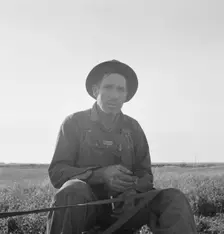 Mr. Roberts, FSA borrower, Owyhee project, Malheur County, Oregon, 1939. Creator: Dorothea Lange